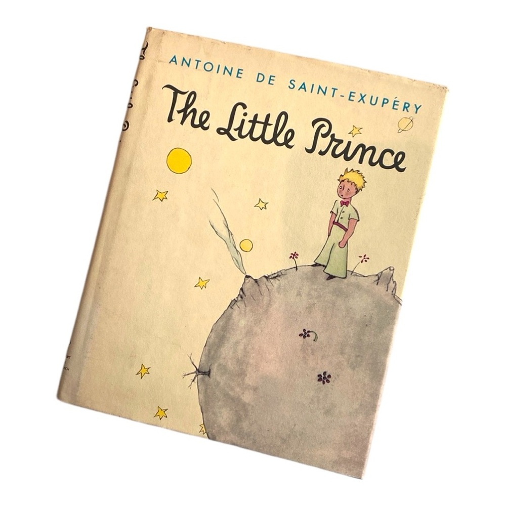 THE LITTLE PRINCE Book Hardcover Vintage Midcentury Toy Antoine de Saint-Exupéry